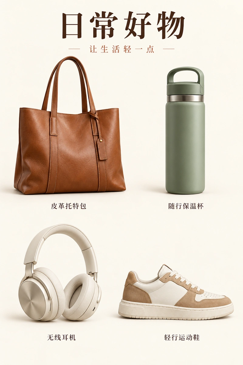 高清日常好物商品海报原图